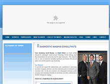 Tablet Screenshot of dcradiology.com